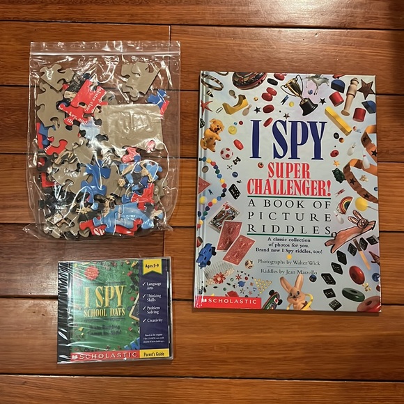 Scholastic I Spy School Days Cd-rom and puzzle set - Picture 7 of 7